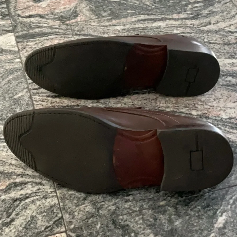 Girza Leather Loafers Men’s Shoes Brown Size 10